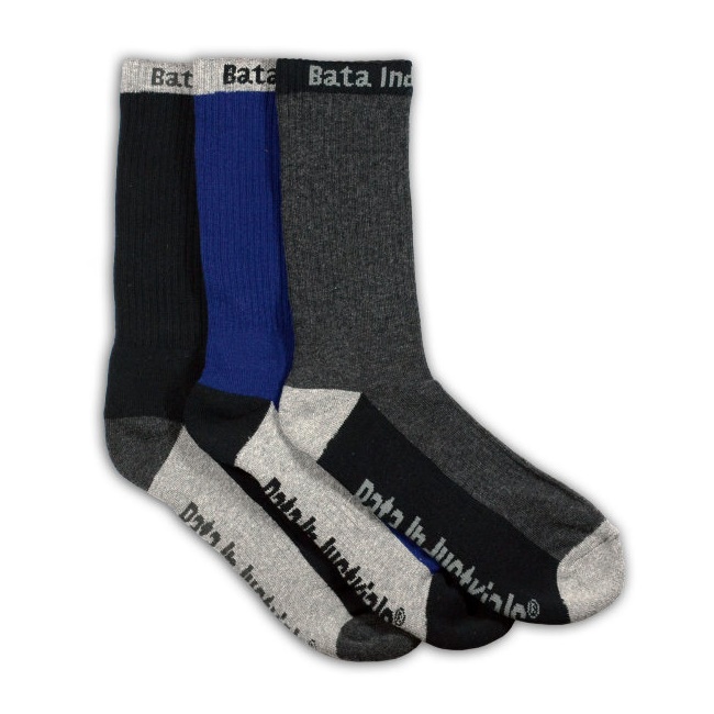 Bata Work Socks Multi PK3 – The Safety Hub